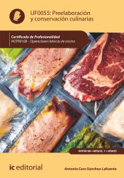 Portada de Preelaboración y conservación culinarias. HOTR0108 - Operaciones básicas de cocina