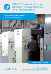 Portada de Prevención de riesgos laborales y medioambientales en la industria gráfica. ARGI0209 - Impresión digital