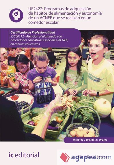 Programas de adquisici&oacute;n de h&aacute;bitos de alimentaci&oacute;n y autonom&iacute;a de un ACNEE que se realizan en un comedor escolar UF2422