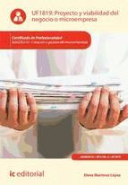 Portada de Proyecto y viabilidad del negocio o microempresa. ADGD0210 (Ebook)