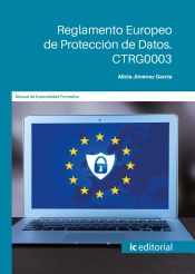 Portada de Reglamento europeo de protección de datos. CTRG0003