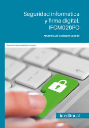 Portada de Seguridad informática y firma digital. ifcm026po