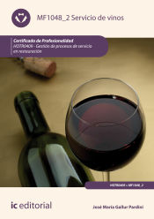 Portada de Servicio de vinos. HOTR0409 - Gestión de procesos de servicio en restauración