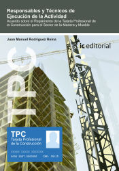 Portada de TPC Madera y Mueble - Responsables y técnicos de ejecución de la actividad