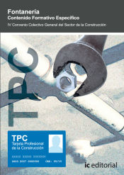 Portada de Tpc - fontanería. contenido formativo específico