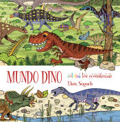 Portada de MUNDO DINO . COLOREA LOS ECOSISTEMAS