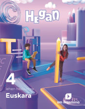 Portada de Euskara. Lehen Hezkuntza 4. Hegan