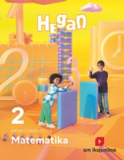 Portada de Matematika. Lehen Hezkuntza 2. Hegan