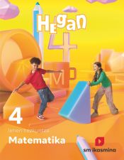 Portada de Matematika. Lehen Hezkuntza 4. Hegan