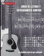 Portada de Curso de lectura y entrenamiento auditivo para guitarristas: Aprenda a leer partituras y mejore sus capacidades auditivas