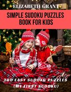 Portada de Simple Sudoku Puzzles Book For Kids: 200 Easy Sudoku Puzzles (My First Sudoku)