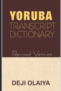 Portada de Yoruba Transcript: Dictionary