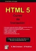 Portada de HTML 5 Curso de Iniciaci&oacute;n (Ebook)