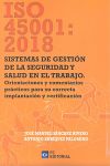 ISO 45001 2018 SISTEMAS DE GESTION DE LA SEGURIDAD Y SALUD EN TRABAJO