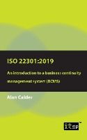Portada de ISO 22301: 2019 - An Introduction to a Business Continuity Management System (Bcms)