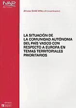 Portada de Situacion de la comunidad autonoma del Pais Vasco con respecto a Europa en temas territoriales prioritarios