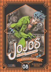 Portada de Jojo's Bizarre Adventure Parte 5: Vento Aureo 08