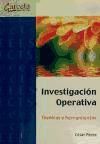 Portada de INVESTIGACIÓN OPERATIVA