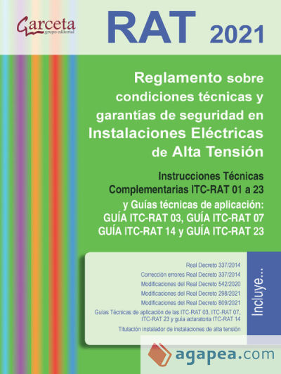 Rat 2021 - Reglamento Sobre Condiciones Tecnicas Y Garantias De Seguridad En Ins