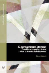 Portada de El pensamiento literario