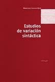 Portada de Estudios de variación sintáctica