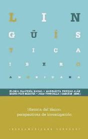 Portada de Historia del léxico: perspectivas de investigación