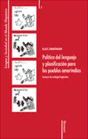 Portada de Política del lenguaje y planificación para los pueblos amerindios: Ensayos de ec (Ebook)