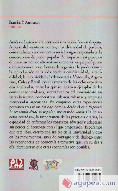 Repensar la economia desde lo popular: Aprendizajes colectivos desde América Latina