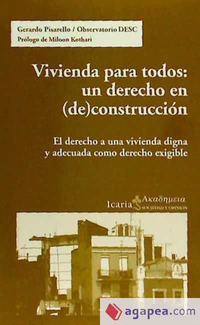 VIVIENDA PARA TODOS: UN DERECHO EN (DE) CONST