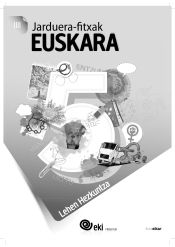 Portada de EKI LH 5. Euskara 5. Jarduera Fitxak 5