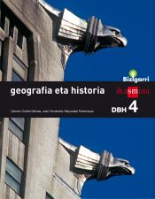 Portada de Geografia eta historia. DBH 4. Bizigarri