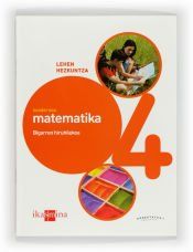 Portada de Matematika. 4 Lehen Hezkuntza, 2 Hiruhilekoa. Konektatu 2.0
