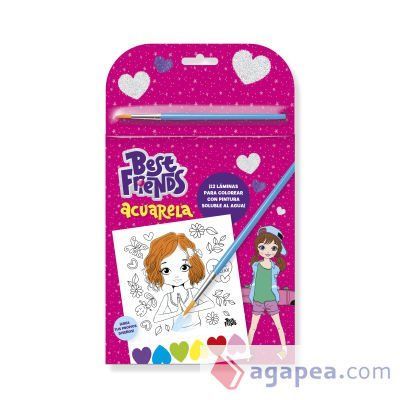LUDUM BEST FRIENDS - LIBRETA COLOREAR ACUARELA LUDUM BEST FRIENDS - LIBRETA COLOREAR ACUARELA
