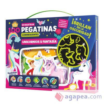 MALETIN 100 PEGATINAS LUMINESCENTES - FANTASIA MALETIN 100 PEGATINAS LUMINESCENTES - FANTASIA