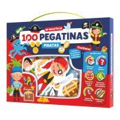 Portada de MALETIN 100 PEGATINAS - PIRATAS