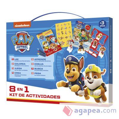MALETIN ACTIVIDADES 8 EN 1 PAW PATROL - IMAGILAND - 9788418861536