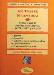 Portada de 680 preguntas de test de matemáticas