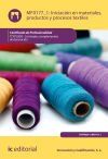 Iniciaci&oacute;n en materiales, productos y procesos textiles. TCPF0309 - Cortinaje y complementos de decoraci&oacute;n