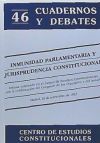 Inmunidad Parlamentaria y Jurisprudencia Constitucional