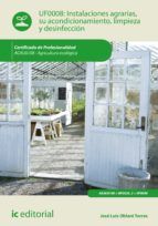 Portada de Instalaciones agrarias, su acondicionamiento, limpieza y desinfección. AGAU0108 (Ebook)