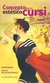Portada de Concepto estético de lo cursi