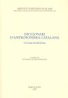 Diccionari D'antroponímia Catalana. Volum De Mostra