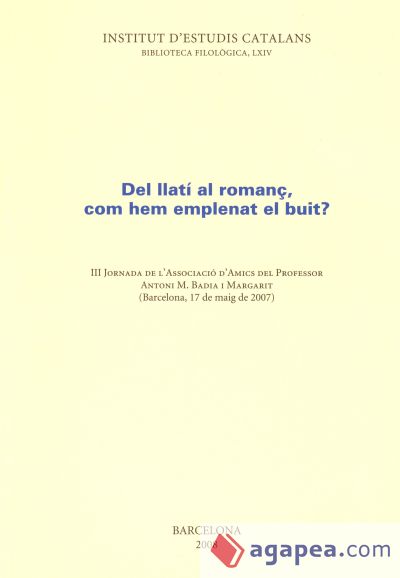 Del llatí al romanç, com hem emplenat el buit?