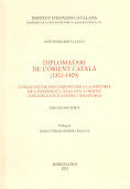 Portada de Diplomatari de l'orient català (1301-1409) col.lecció de documents per a la història de l'expedició catalana a Orient i dels ducats d'Atenes i Neopàtiva