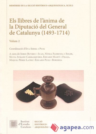Els Llibres de l'ànima de la Diputació del General de Catalunya (1493-1714)