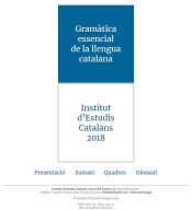 Portada de Gramàtica essencial de la llengua catalana