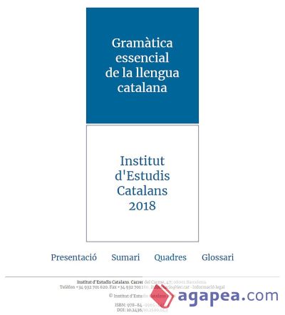 Gramàtica essencial de la llengua catalana