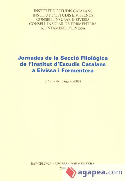 Jornades de la Secció Filològica de l'Institut d'Estudis Catalans