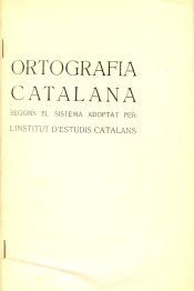 Portada de Ortografia catalana