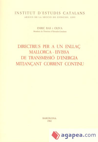 Directrius per a un enllaç Mallorca-Eivissa de transmissió d'energia
